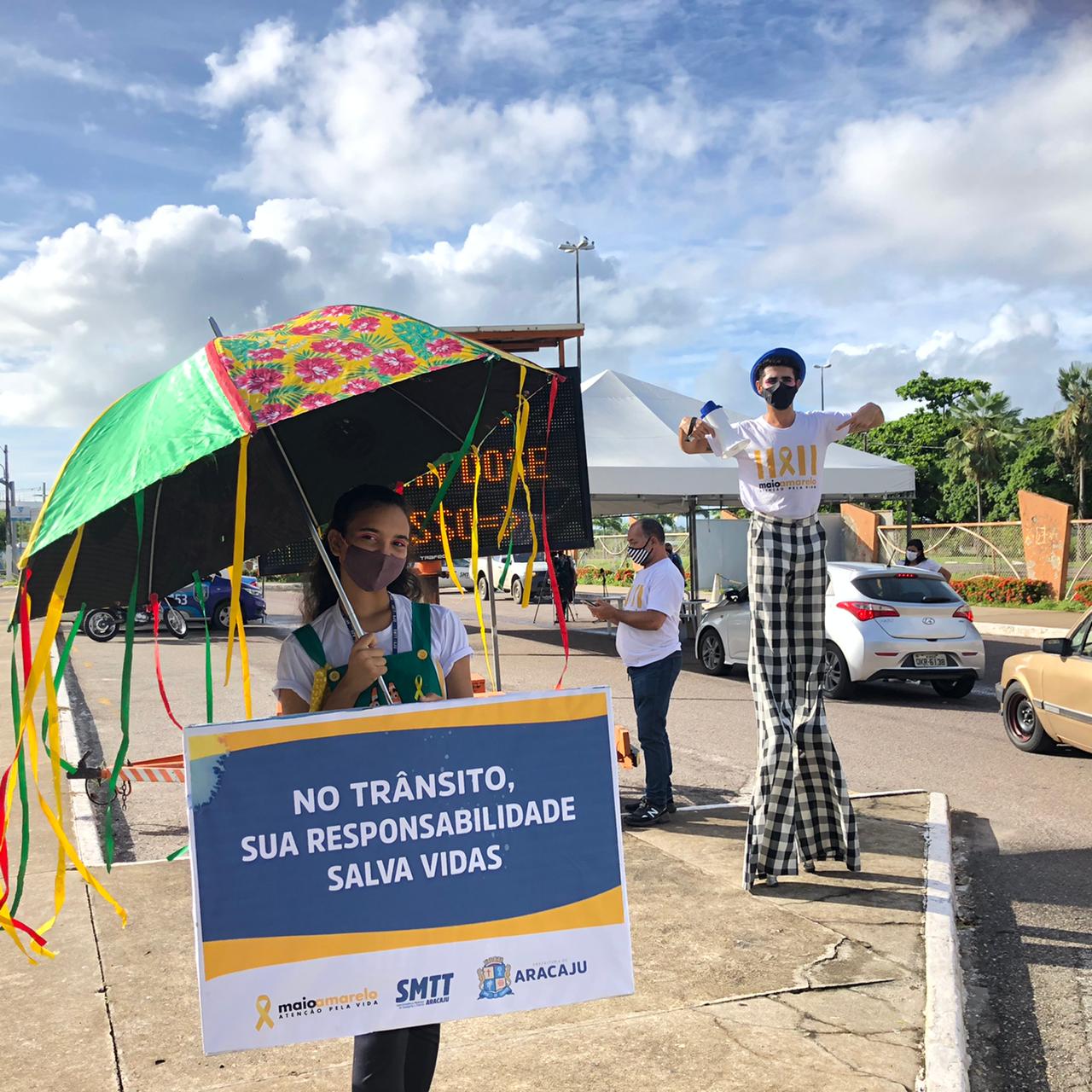 SMTT encerrará programação do Maio Amarelo com ação na Etelvino Alves de Lima, na próxima segunda, 31 - SMTT Aracaju